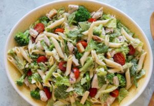 Chicken Caesar Pasta Salad