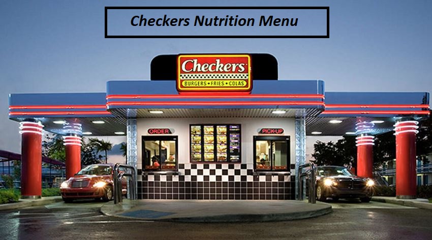 Checkers Nutrition Menu